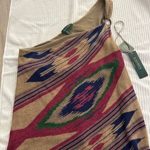 Lauren Eye catching one shoulder XL top